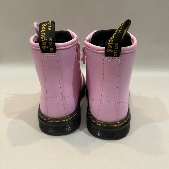 Dr. Martens Pink Kids Boots - Picture 4 of 8